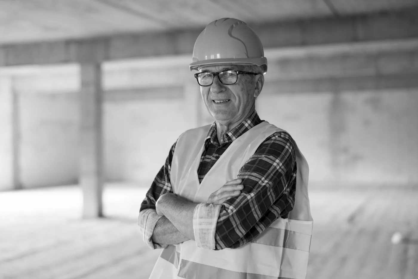 Bauleiter von CS Bautenschutz auf einer Baustelle in der Region Pforzheim